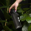Flip straw water bottle