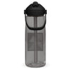 Flip straw water bottle
